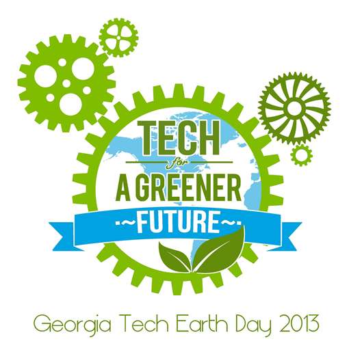 The 2013 Georgia Tech Earth Day logo was designed by Siqi Han, a fourth-year undergraduate majoring in economics and international affairs.